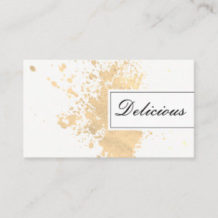 Executive Gold Expressive Business Card
