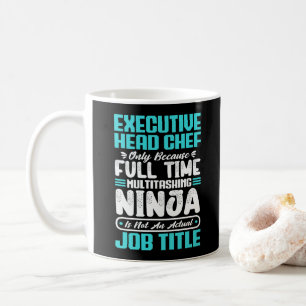 Executive Head Chef Job Title Profession Skills  Coffee Mug
