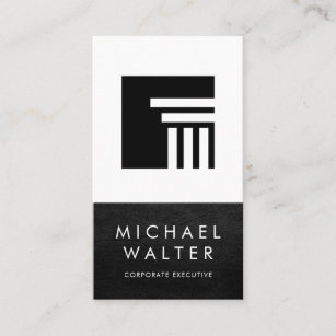 Executive   Leather Trim   Classic Pillar Business Card