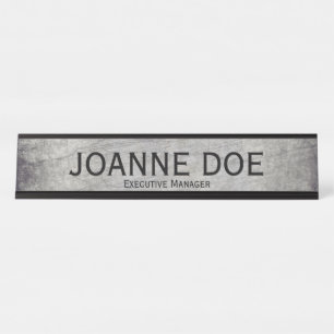 Executive Manager Desk Name Plate
