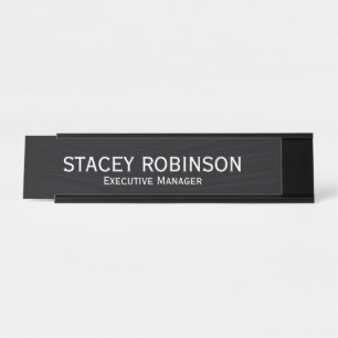 Executive Manager Desk Name Plate