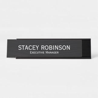 Executive Manager Desk Name Plate