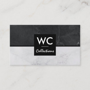 Executive Marble Colour Block Business Card