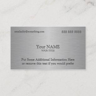 Executive Metallic Texture Print Business Card