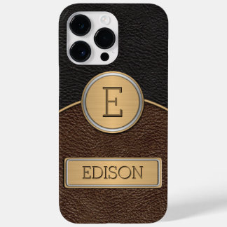 Executive Monogram Name Template Case-Mate iPhone 14 Pro Max Case