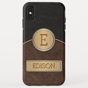 Executive Monogram Name Template iPhone XS Max Case