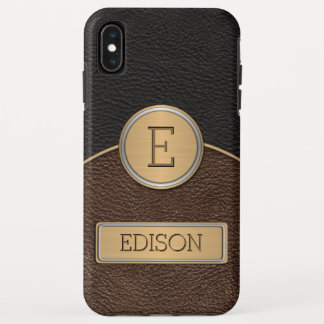 Executive Monogram Name Template iPhone XS Max Case