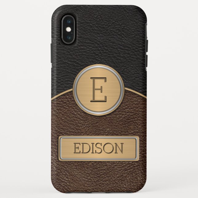Executive Monogram Name Template Case-Mate iPhone Case (Back)