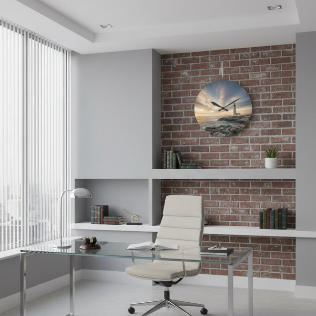 Executive Office Lighthouse Acrylic Wall Clock (Creator Uploaded)