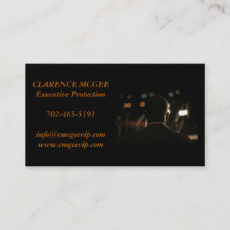 Executive Protection Business Card