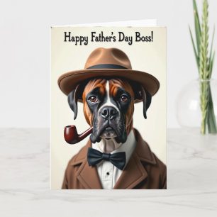 Executive Pup Fathers Day Card