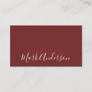 Executive   Signature Series   Corporate Business Card