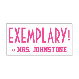 "EXEMPLARY!" Marking Rubber Stamp