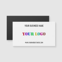 Exemple de carte de visite magnétique promotionnel