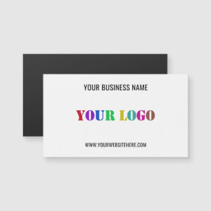 Exemple de carte de visite magnétique promotionnel
