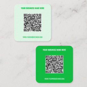 Exemple de Cartes de Visite avec Code QR Choisisse