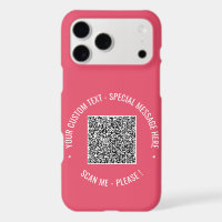 Exemple de coque iPhone avec QR Code et texte pers