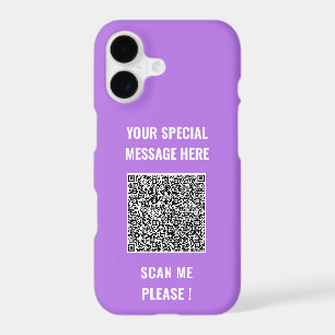 Exemple de coques iPhone avec QR Code et texte per