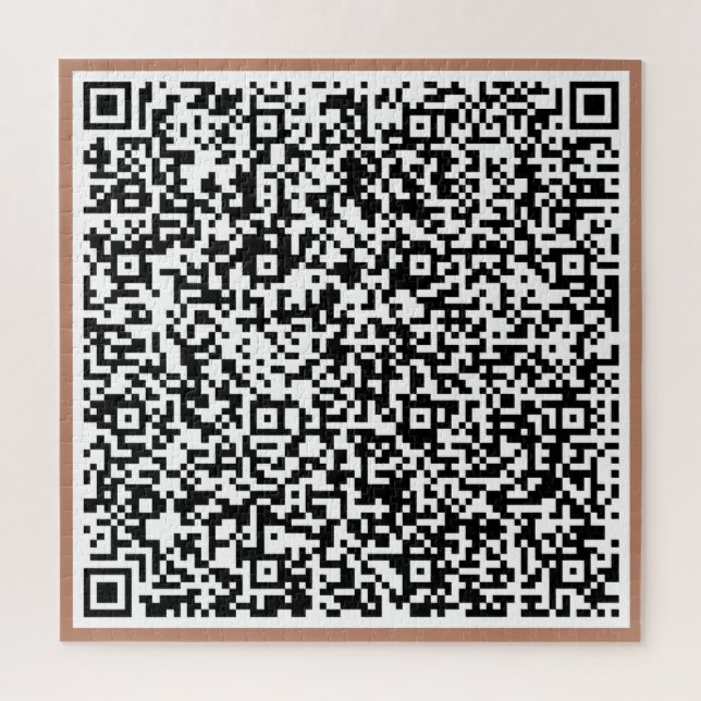 Exemple de puzzle de code QR personnalisé (Vertical)