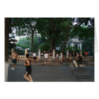 Exercice de matin * Hanoï Vietnam