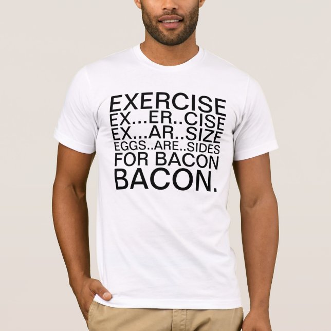 Exercice et T-shirt de lard (Devant)
