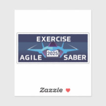 Exercise Agile Sabre 3 Sticker