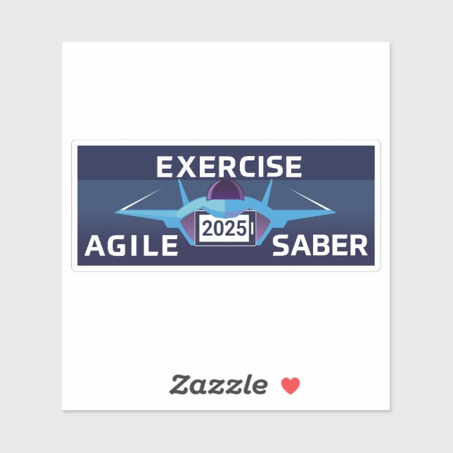 Exercise Agile Sabre 3 Sticker (Sheet)