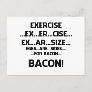 Exercise..BACON Postcard