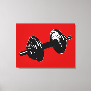 exercise . fitness. gym canvas print