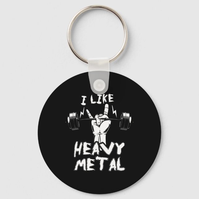 Exercise Fitness Instructor Personal Trainer Gift  Keychain (Front)