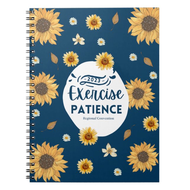 Exercise Patience | 2023 Regional Convention | JW Notebook (Front)