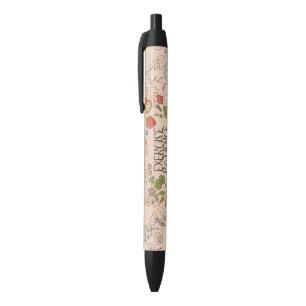Exercise Patience Black ink Pen (6 pack)