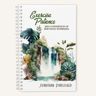 Exercise Patience Convention Tropical Waterfall Notebook