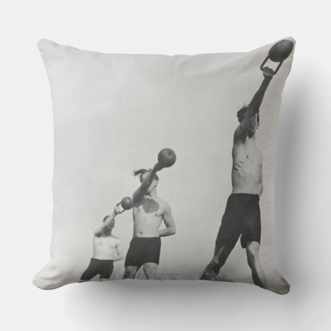 Exercise Throw Pillow (Front)