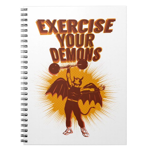 Exercise Your Demons Notebook (Front)