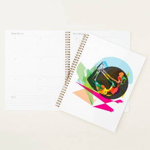 Exercising Woman Spiral Planner