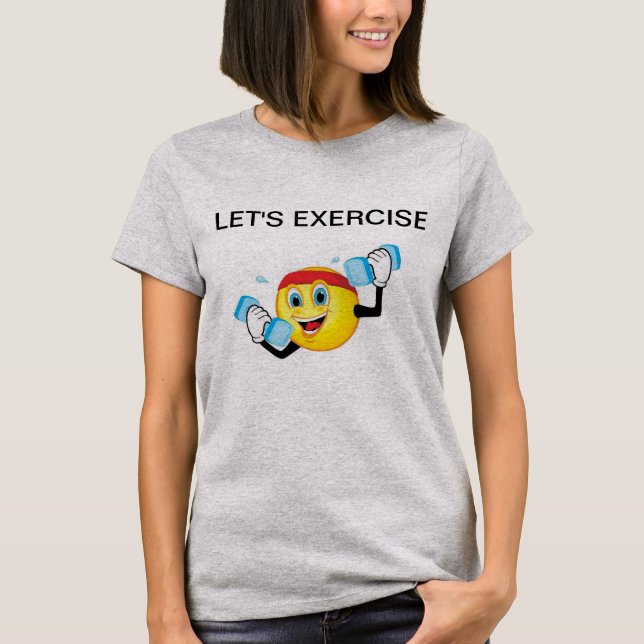 Exerçons le T-shirt féminin (Devant)