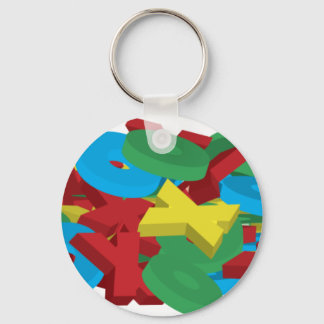 Exes and Ohs Keychain