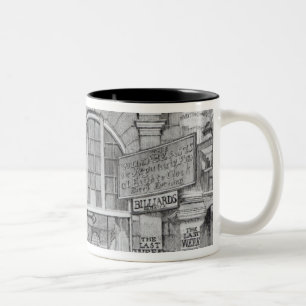 Exeter Change showing the entrance Two-Tone Coffee Mug