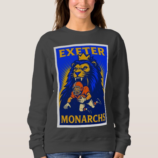 Exeter Monarchs classique sweatshirt à col roulé (Devant)
