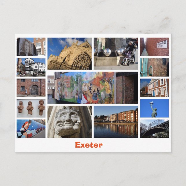 Exeter postcard (Front)
