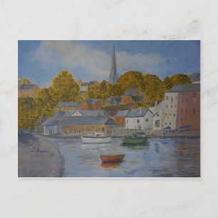 Exeter Quay with boats Postcards