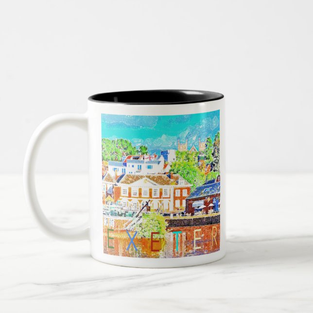 Exeter Two-Tone Coffee Mug (Left)