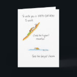 EXHAUSTED AND MUDDY CARD<br><div class="desc">An unyielding individual goes tonne great lengths to bring birthday greetings. A Boynton classic from oh so very long ago.</div>