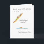 EXHAUSTED AND MUDDY CARD<br><div class="desc">An unyielding individual goes tonne great lengths to bring birthday greetings. A Boynton classic from oh so very long ago.</div>
