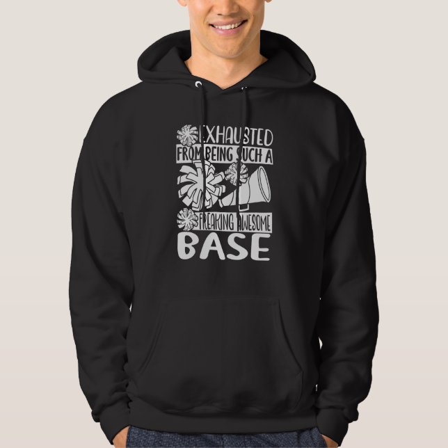 Exhausted From Being Such Freaking Awesome Base Ch Hoodie (Front)