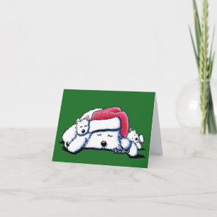 Exhausted Holiday Westies