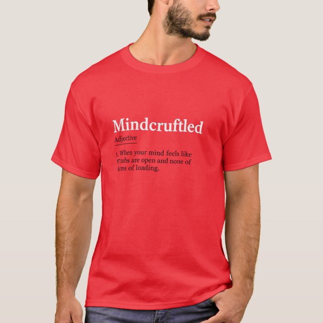 Exhausterwhelmulated Exhausted Overwhelmed T-Shirt (Front)