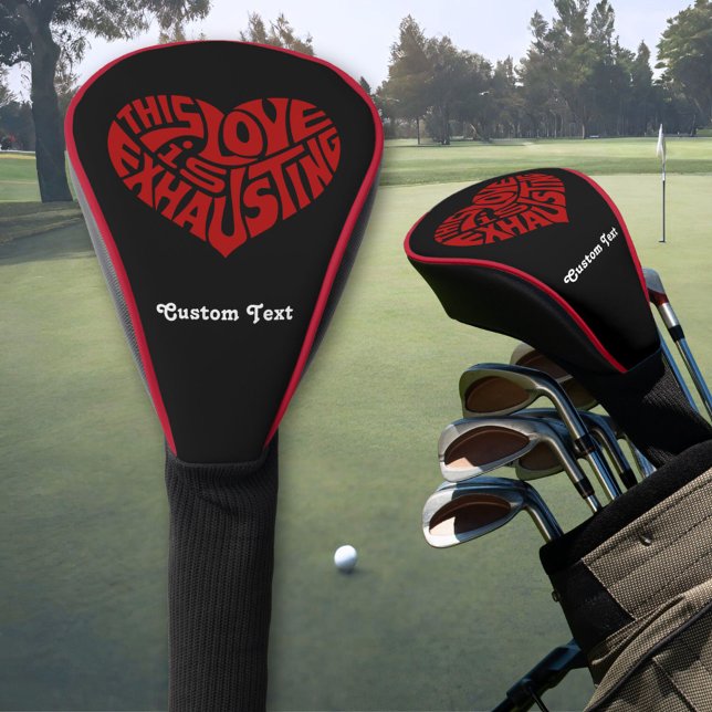 Exhausting Love Golf Head Cover (Creator Uploaded)