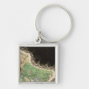 Exhibiting The Empire of Kublai Khan 1294 AD Keychain